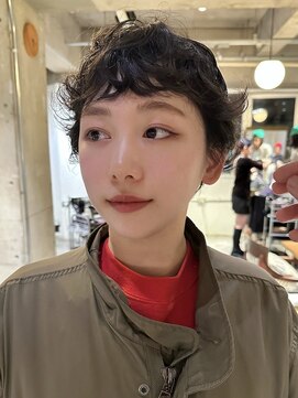 パーク(PARK) ベリーショートパーマショートベリショ黒髪ショート