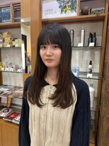 プランタンアヴェダ(printemps AVEDA)&nbsp;顔まわりレイヤーでつくる、やわらかロング