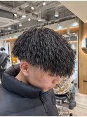 MEN’S HAIR/波巻ツイストスパイラル/フェザーパーマ/眉毛/渋谷