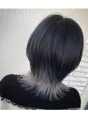 インナーカラーシルバーウルフ