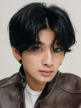 フィフス 栄(fifth) 栄ニュアンスパーマカルマパーマセンターパートガイルヘア緩め
