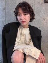 ナヌーク ダイカンヤマ(nanuk daikanyama) ニュアンスボブパーマ!柔らかいブラウンカラー