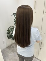 グラムヘアー(GLAM HAIR)&nbsp;透明感たっぷりオリーブベージュカラー