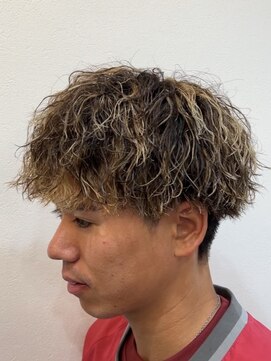 とこtoco ツイストパーマ×メッシュ