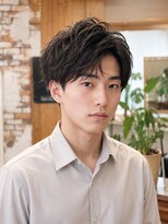 ラシェル パル ノエル(Laciel par Noel)&nbsp;メンズビジネスリクルート毛流れショートアップバング