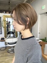 ヌード(NUDE)&nbsp;NUDEハンサムショート前髪なしショート大人ショートボブ