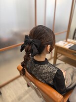 エルベ 内原店(elve)&nbsp;お呼ばれにおすすめ！編み下ろしアレンジ