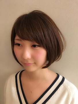 ロンド 銀座(Lond) お手入れ楽々ショートボブ　担当　川瀬賢翁