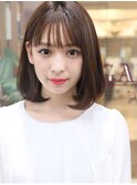 (gallaria)可愛い前下がりボブ