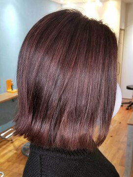 ヘアーリゾート マハナ(HAIR RESORT MAHANA) 【hair resort MAHANA平岩】ボブ×ハイライト(ピンクラベンダー)