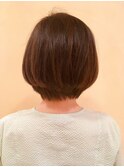 【morio鶴瀬】襟足短め丸みショートボブ