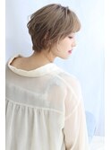20代30代40代　シースルー前髪×束感ショート