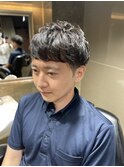 サイドグラデーションニュアンスパーマ
