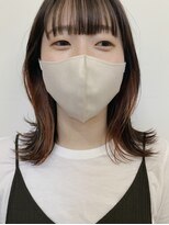 キー(kii)&nbsp;イヤリングカラー　オレンジベージュ 　福岡　天神　薬院　20代