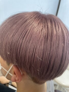 シエル 千葉店(CIEL) 【メンズ】マッシュ＊シアピンクカラー