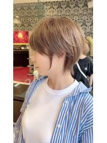 アース 大曽根店(HAIR&MAKE EARTH) 30代40代丸みショートヘア