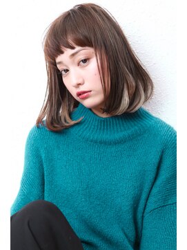 モニカ 西宮北口(Monica) 前下がりボブ・ 内巻きワンカール・ ボブショート・暗髪