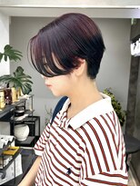 ヴェイン 渋谷(vain)&nbsp;デザインカラー　裾カラー　ハンサムショート