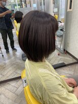 美容室 エアリー(airly) 縮毛矯正した髪のレイヤー