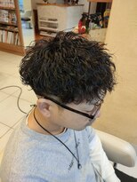 アマレット(Amaretto) メンズツイスパ波巻きMIX