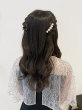 アヴェイル ヒロオ(a'vail Hiroo) 流行りのツインハーフアップヘアセット