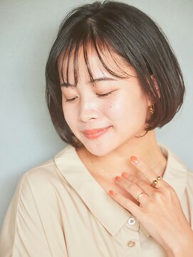 ミューシェレゴ(meauche...lego) ふんわり柔らかな印象の内巻きボブ