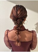 編みおろしアレンジ