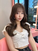 ボタン シブヤ(VOTAN SHIBUYA)&nbsp;韓国ヘア/くびれヘア/顔まわりカット/前髪あり/グレージュカラー