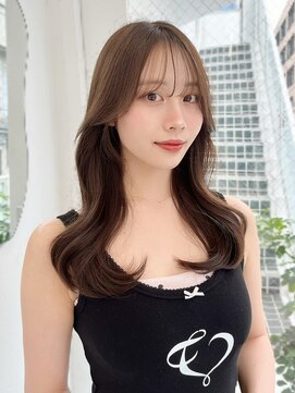 アイシー 表参道(ICY) 【憧れ韓国ヘア】ナチュラル可愛い♪薄め前髪&後れ毛くびれヘア