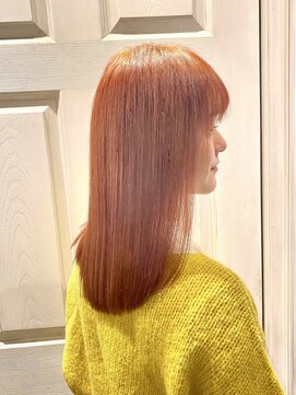 アロマ ヘアー ルーム 新宿3号店(AROMA hair room) イメチェン☆夏のデザインカラー☆オレンジヘア☆