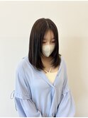 【韓国ヘア/レイヤーカット/2wayバング/アッシュカラー】