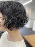 くしゃっとパーマ