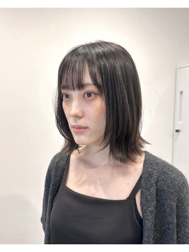 アッセンブル(ASSEMBLE) フェイスレイヤーボブ×アッシュグレー