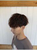 【名古屋市天白区メンズサロン】社会人にもおすすめ波巻きパーマ