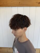 アメラボ(AmeLab)&nbsp;【名古屋市天白区メンズサロン】社会人にもおすすめ波巻きパーマ