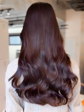 レノラ 本町(LENORA) ウェーブパーマこなれミディ前髪レイヤーカット厚めバング