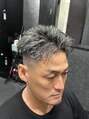 ダムディートウキョウヘアーラウンジ 上野店(DAMDEE TOKYO hair lounge)&nbsp;僕独自のトナーでガチホワイトのメッシュ