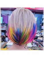 美容室キャンディー ベルベット(Candy Velvet) 夢の毛先レインボー