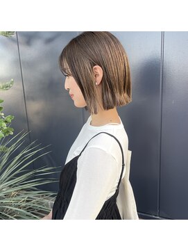 エムサロン(emu salon) ボブ(ブリーチ無しダブルカラー)