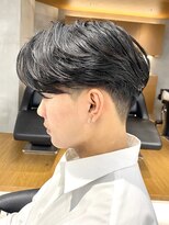 センターパート×曲がる縮毛矯正