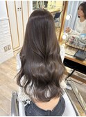 色気韓国ロングブリーチなしくすみベージュ巻き髪【横浜】