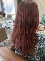 美容室 コンフォルト 錦糸町(Conforto) オレンジレッドカラー