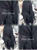 韓国ヘア　透明感カラー　ブルーブラック