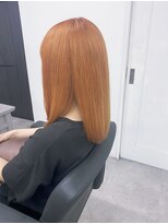 グランドライン(GRAND LINE)&nbsp;《GRANDLINE友田千栄》ハイトーンペールオレンジスタイル