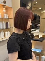 エイトヘアー(8 HAIR)&nbsp;レッドカラー デザインカラー ブリーチなしダブルカラー
