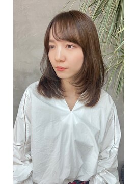 キイ ギンザ(k.e.y GINZA) ミディアムレイヤースタイル