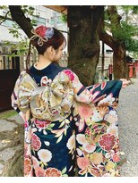 バサラ 大阪なんば店(VASARA)&nbsp;大阪　2026年成人式　おすすめ着物ヘアスタイル