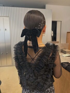 お呼ばれヘアアレンジ