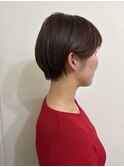 丸みショートボブ