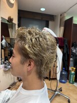 ヘアープレイス 美 遊 人(HAIR PLACE)&nbsp;スパイキーショート　透明感カラー